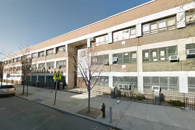 The stabbing took place near this school in Williamsburg.